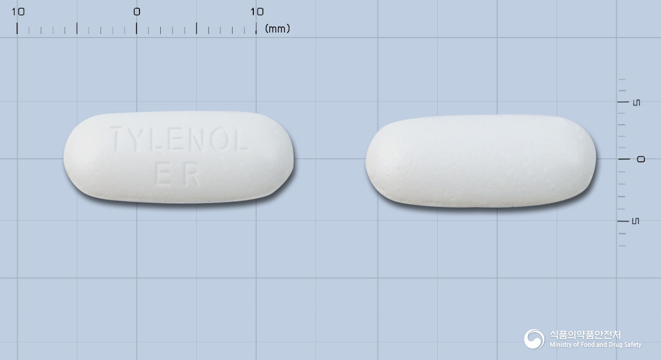 타이레놀8시간이알서방정(아세트아미노펜)(수출명:Tylenol Arthritis Tablet,Tylenol8Hours,Tylenol8hour,Tylenol ER extended release Caplet,Tylenol8 Hour Extended Release Caplet)