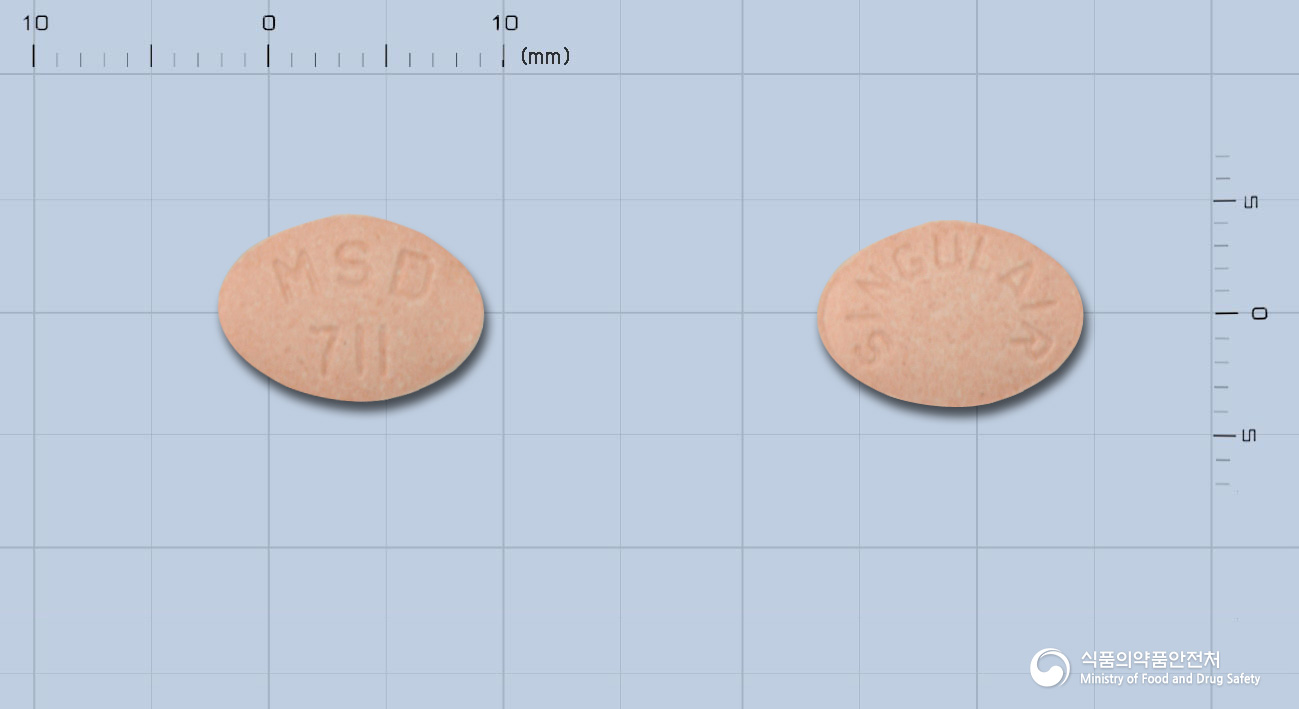 싱귤레어츄정4밀리그램(몬테루카스트나트륨)
