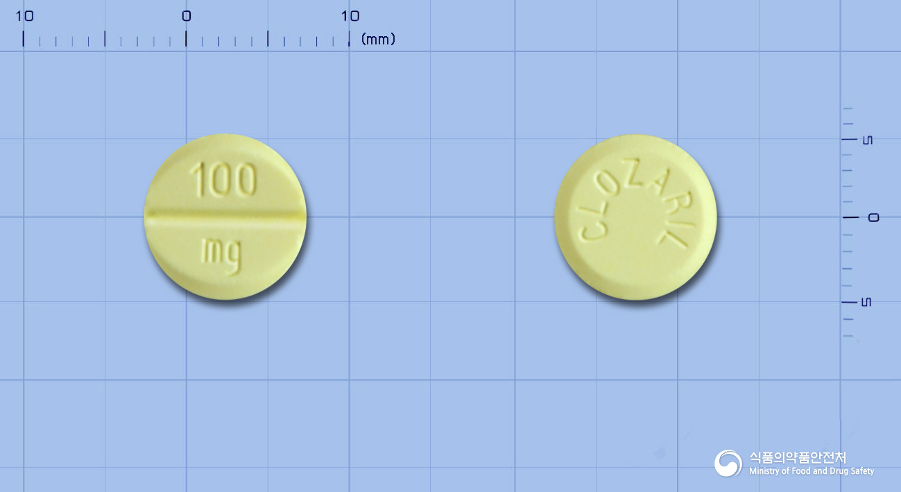 클로자릴정100밀리그램(클로자핀)