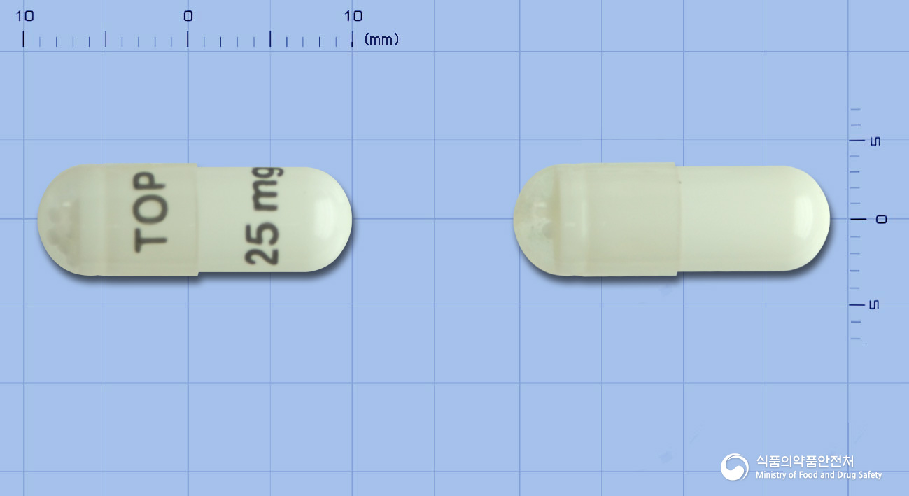 토파맥스스프링클캡슐25밀리그램(토피라메이트)