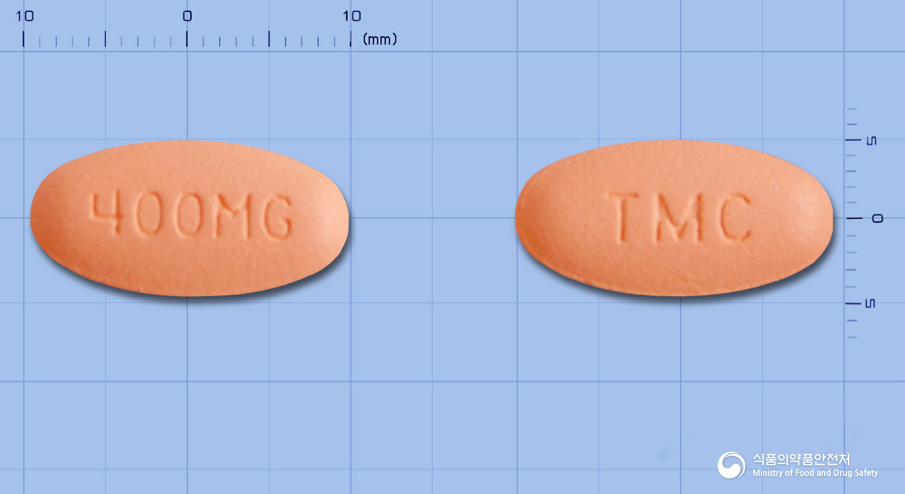 프레지스타정400밀리그램(다루나비르에탄올레이트)