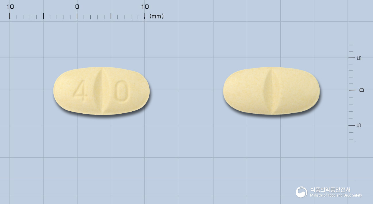 메바로친정40밀리그램(프라바스타틴나트륨)