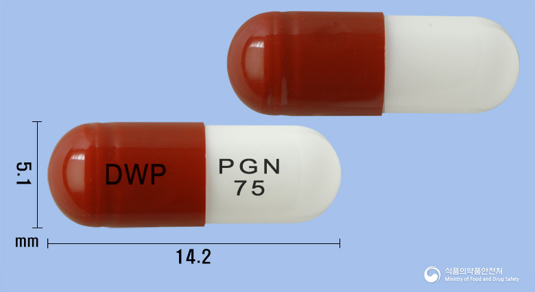 리카뉴로캡슐75mg(프레가발린)