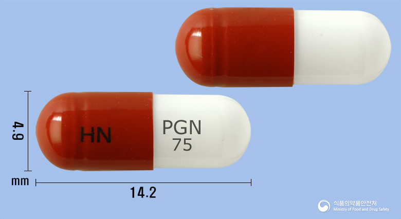프가틴캡슐75밀리그램(프레가발린)
