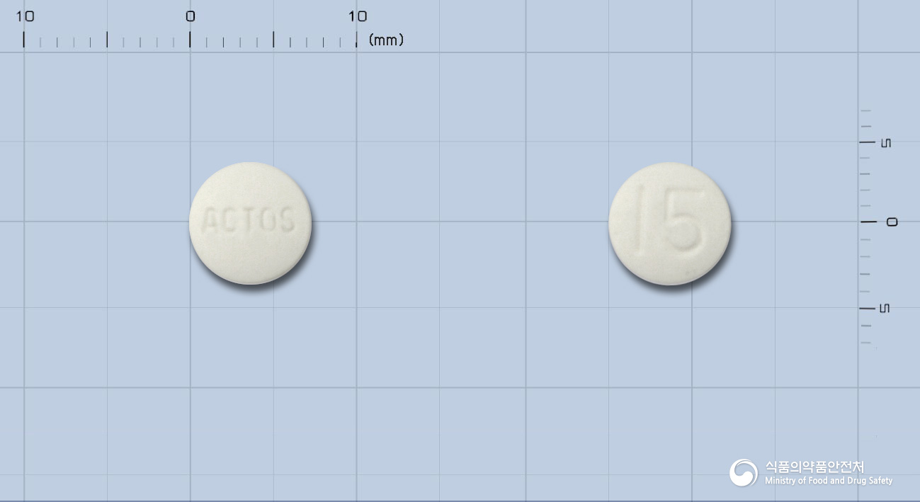 액토스정15밀리그램(피오글리타존염산염)