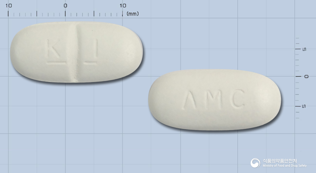 아모크라듀오정1000mg(아목시실린-클라불란산칼륨(7:1))(수출명:서프렌틴듀오정)