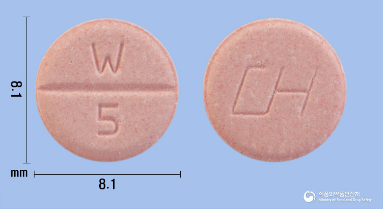 대화와르파린나트륨정5밀리그람(수출명:COUFARIN)