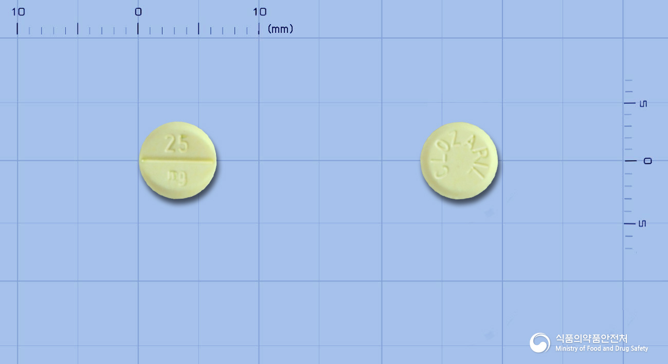 클로자릴정25밀리그램(클로자핀)