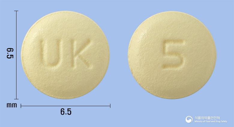 유니페나신정5mg(솔리페나신숙신산염)