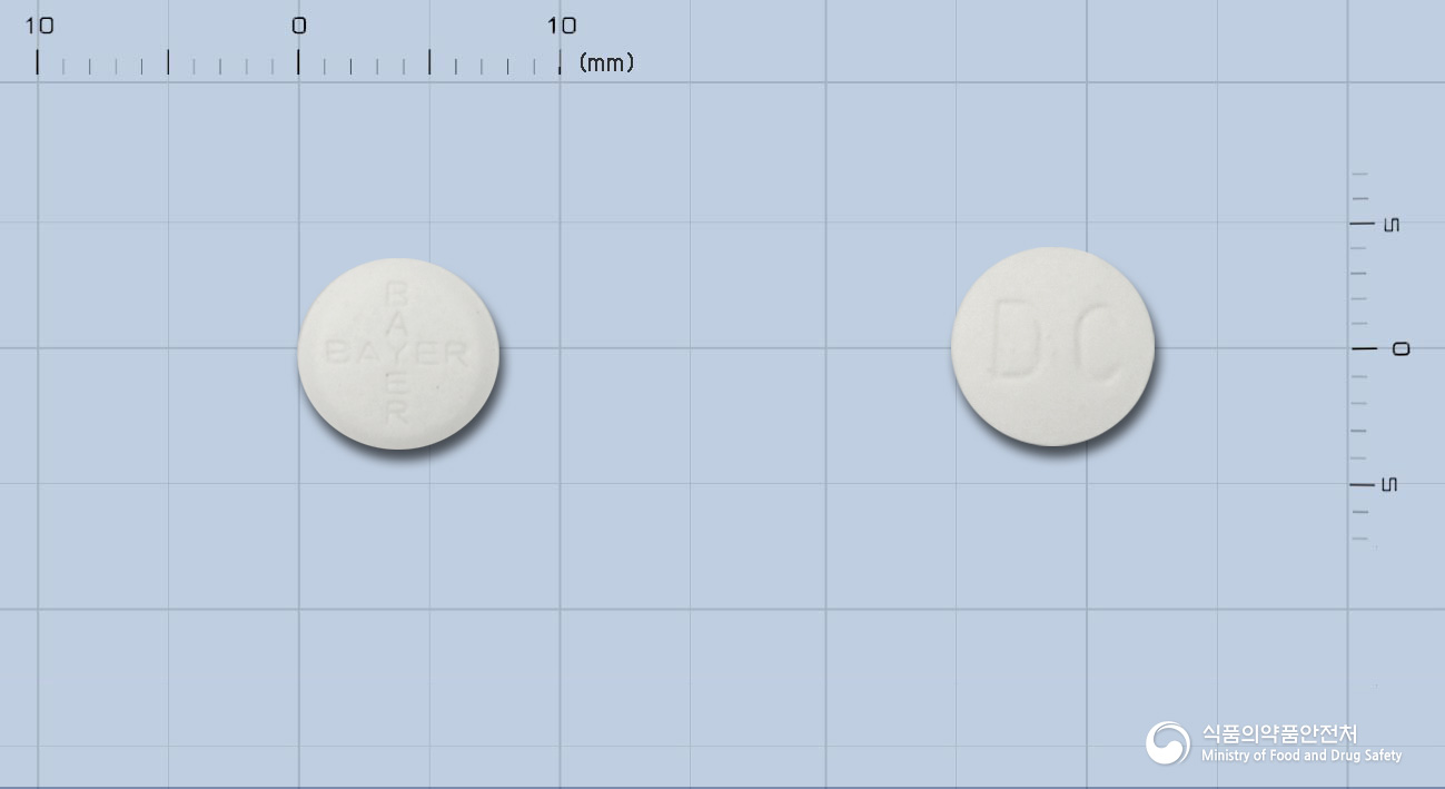 바이엘아스피린정100밀리그람