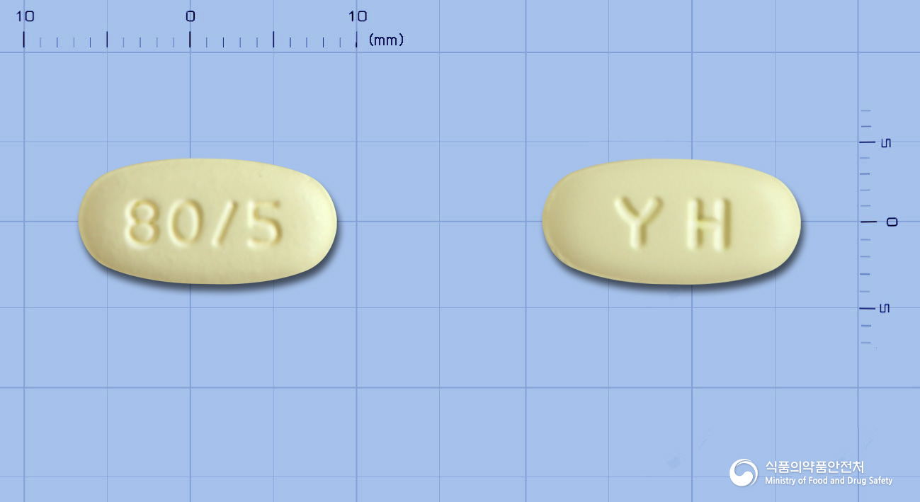 듀오웰정80/5밀리그램