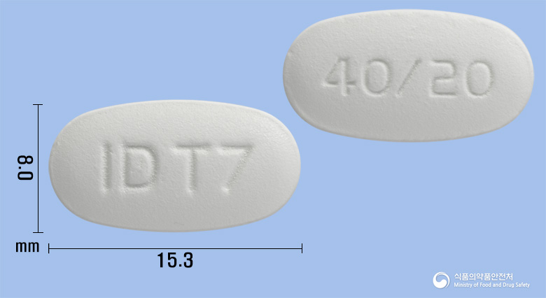 텔로스톱정40/20밀리그램