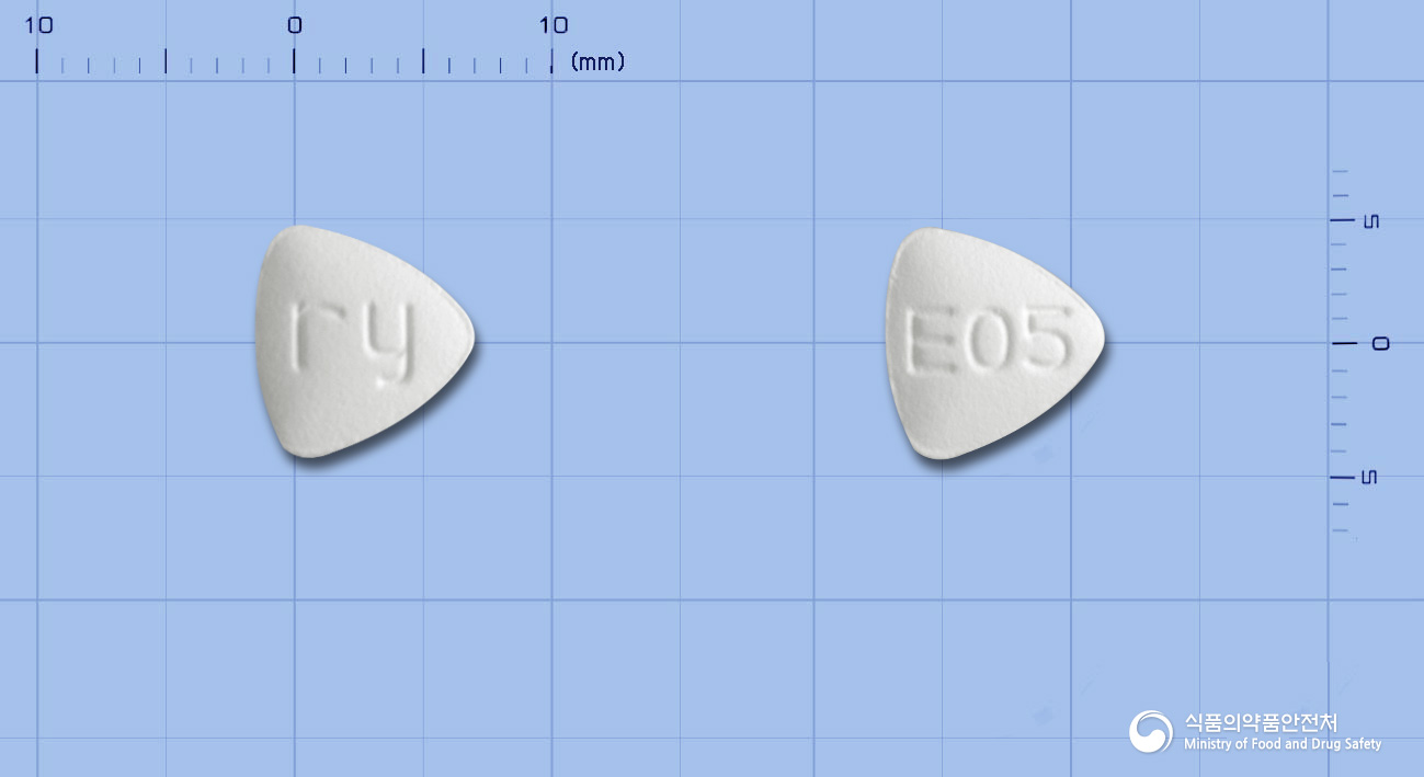 리큐버정0.5밀리그램(엔테카비르수화물)