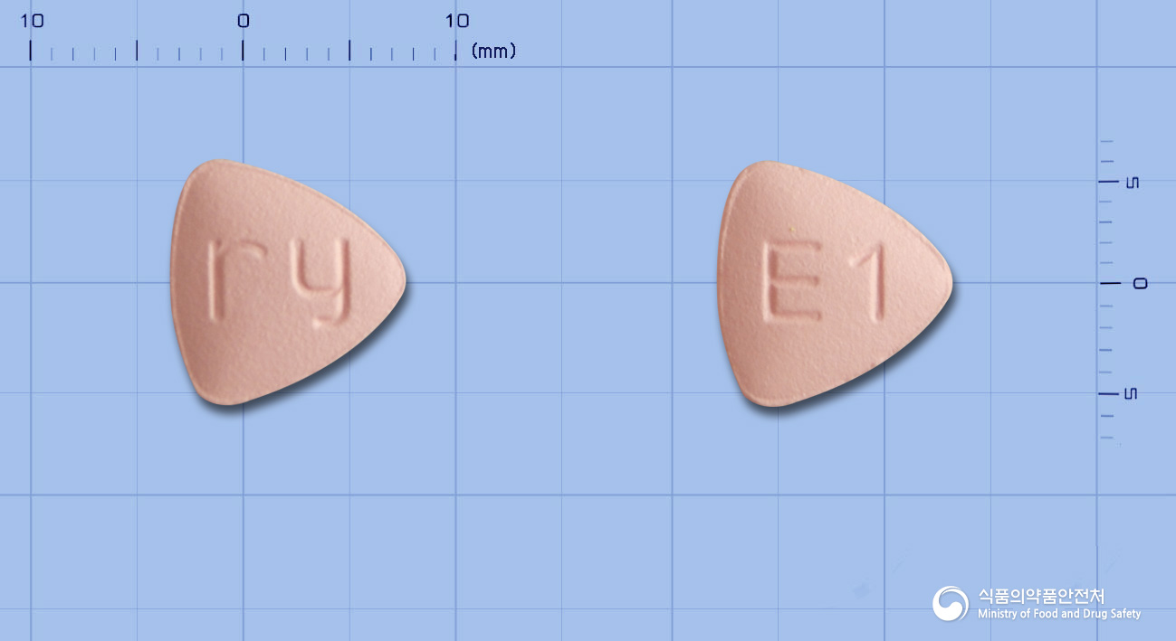리큐버정1밀리그램(엔테카비르수화물)