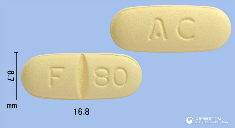 패북소정80밀리그램(페북소스타트)