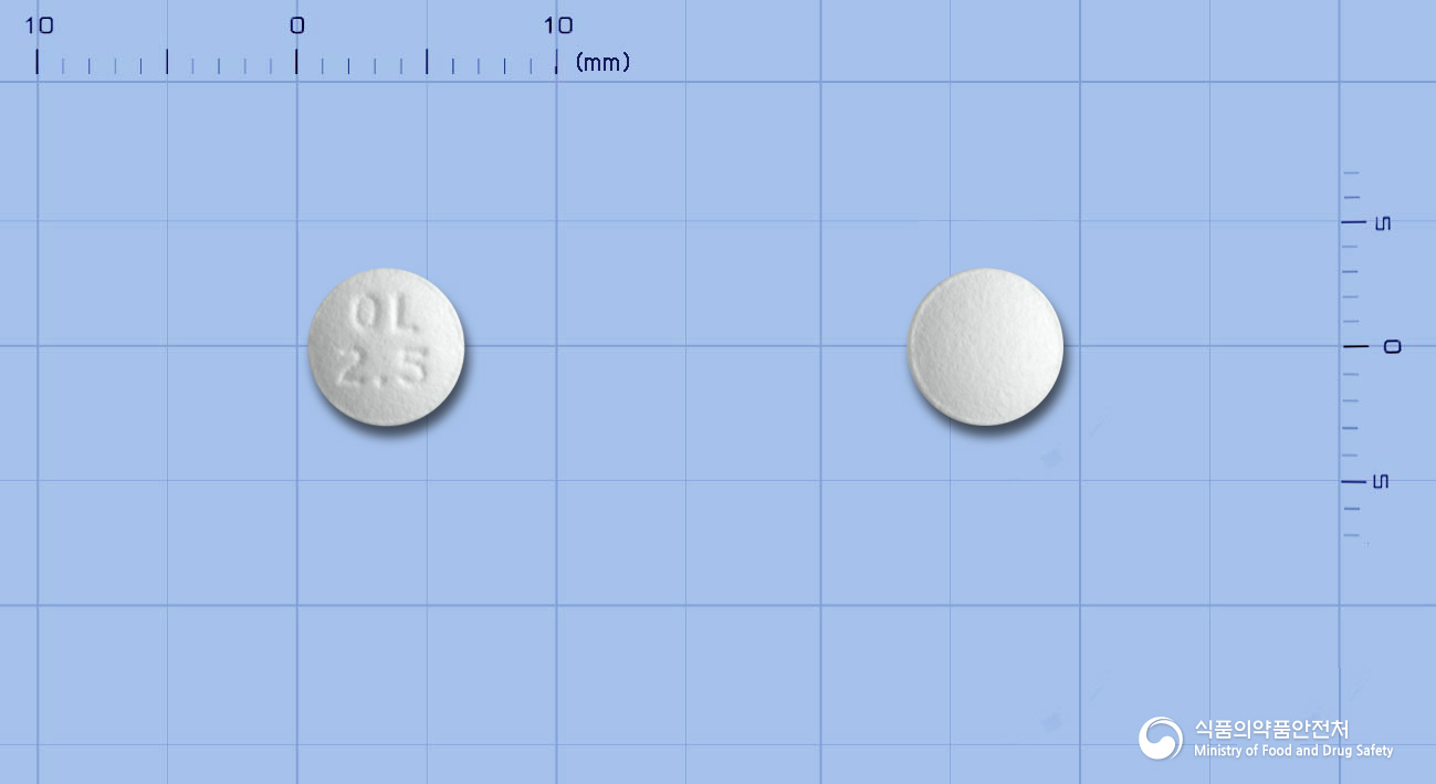 테바올란자핀정2.5밀리그램