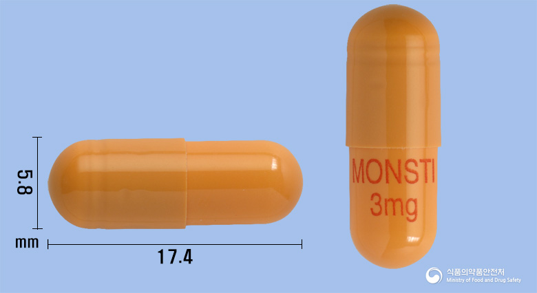 몬스티캡슐3mg(리바스티그민타르타르산염)