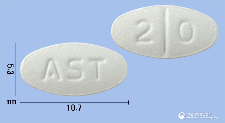 알파스타틴정20밀리그램(아토르바스타틴칼슘삼수화물)