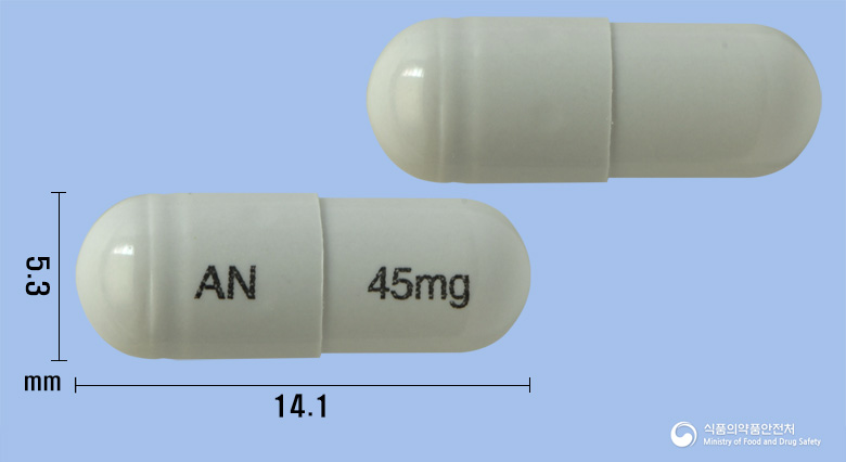 애니플루캡슐45밀리그램(오셀타미비르인산염)