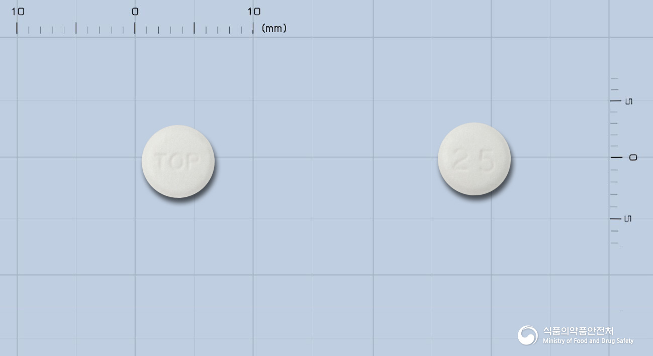토파맥스정25밀리그램(토피라메이트)