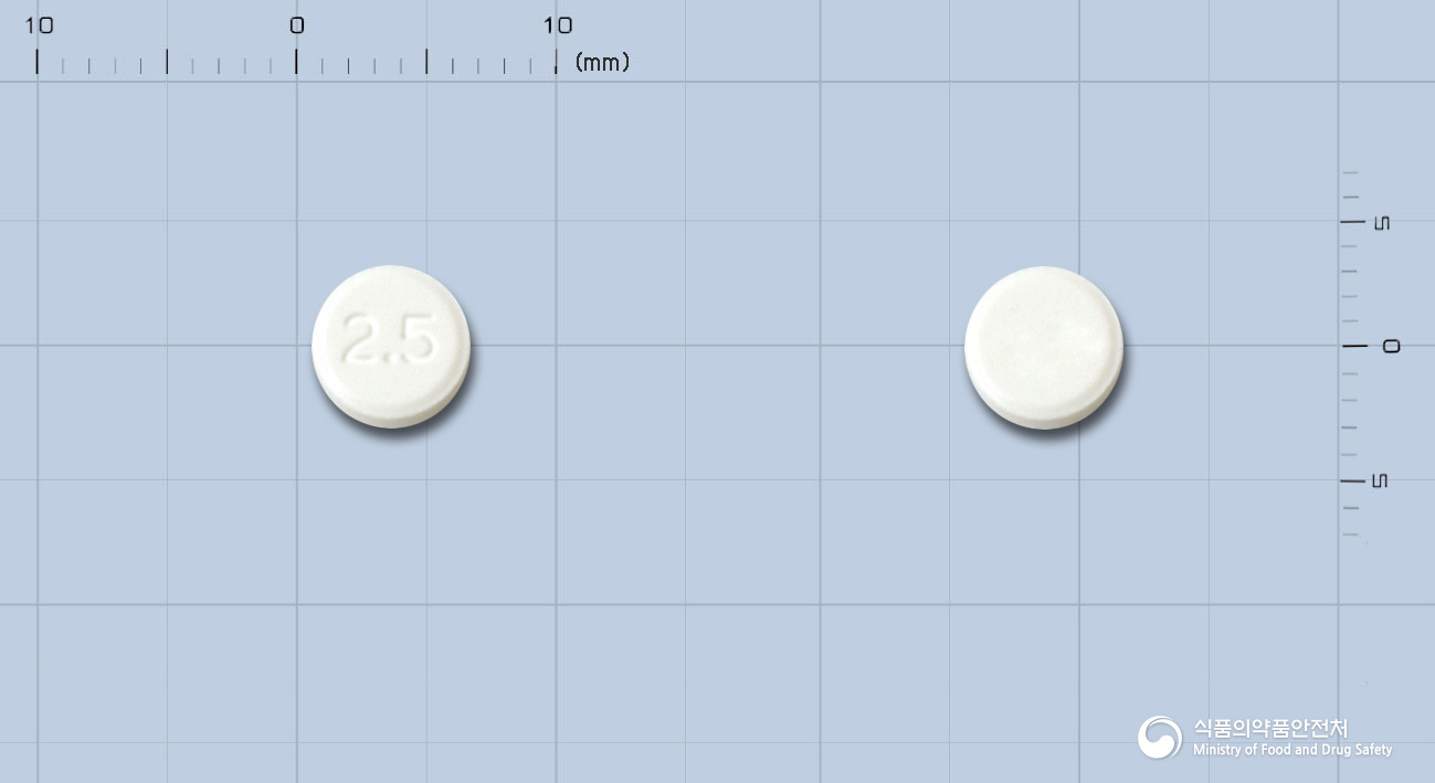 보령토르세미드정2.5밀리그람(토르세미드)(수출명: DUREMID 2.5mg Tablet)