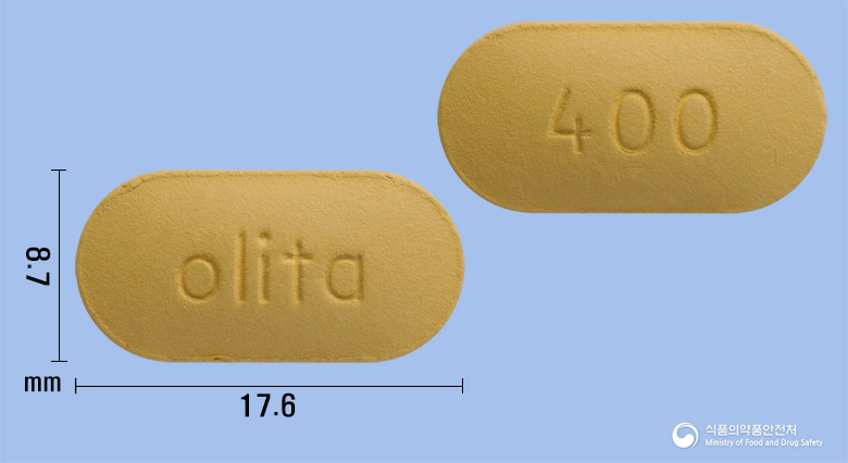 올리타정400밀리그램(올무티닙염산염일수화물)