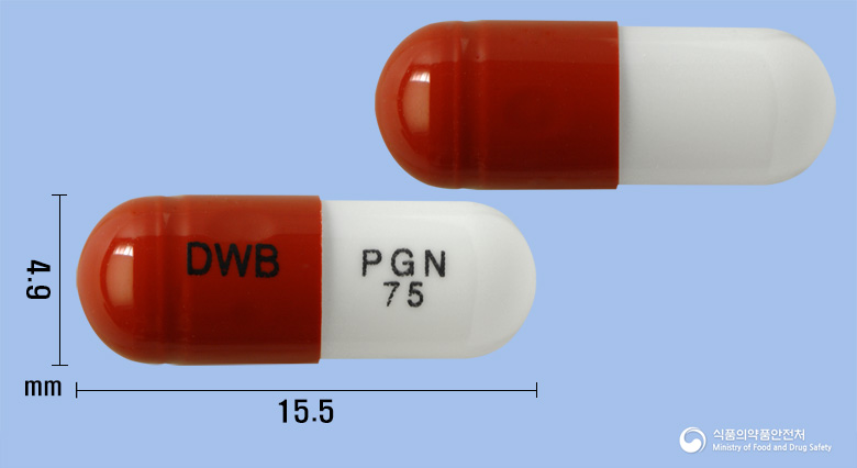 리리베아캡슐75mg(프레가발린)