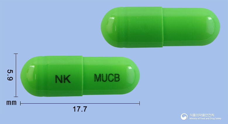 뮤코반캡슐200mg(아세틸시스테인)