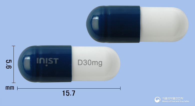 두리세틴캡슐30mg(둘록세틴염산염)