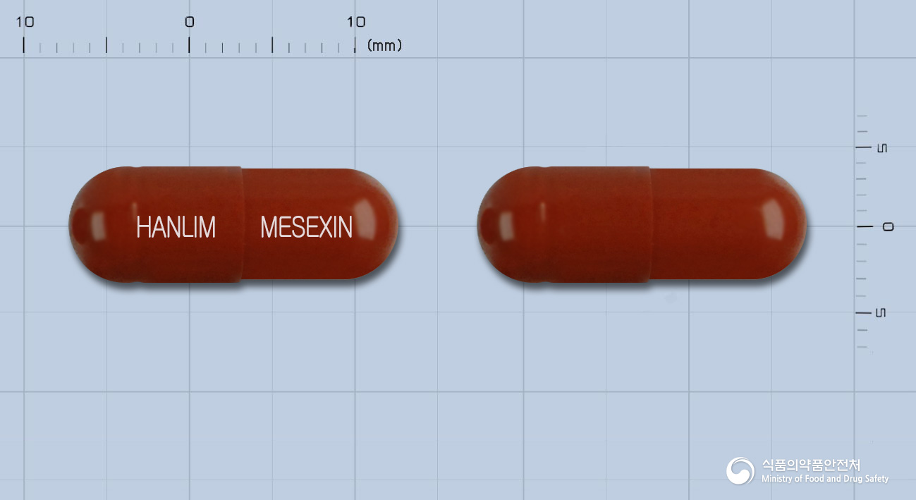 메섹신캡슐500밀리그램(메틸올세팔렉신리시네이트)