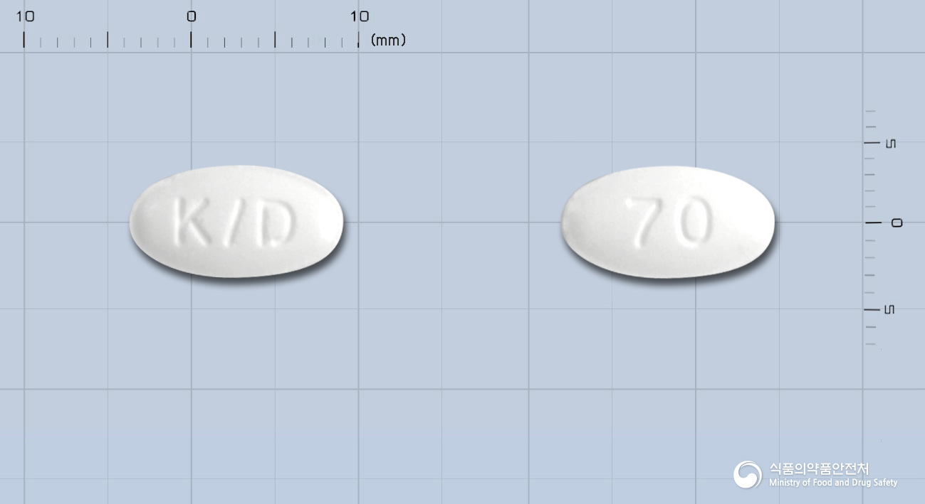 알렌포스정70밀리그램(알렌드론산나트륨)