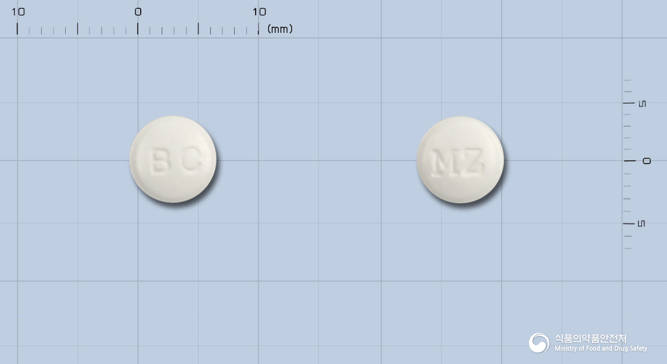 메조민정(메타졸아미드)(수출명:MENZOMI Tablet)