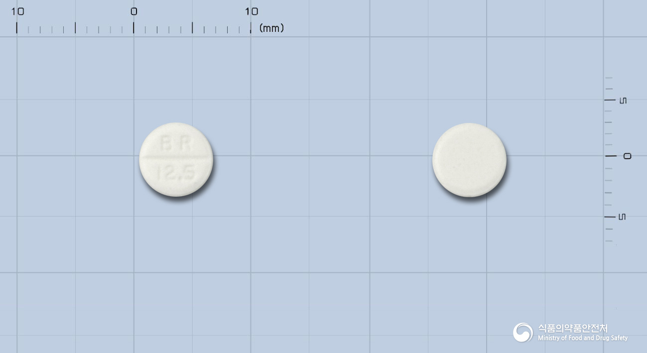 카프릴정12.5밀리그람(캅토프릴)수출명;Captolongtablet12.5mg(captopril)