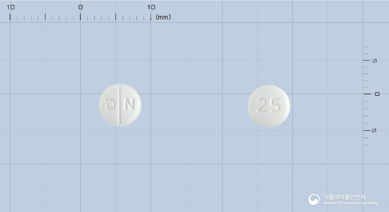 토핀정25밀리그램(토피라메이트)