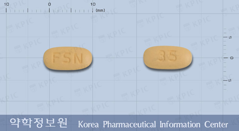 포스넬정35밀리그램(리세드론산나트륨2.5수화물)