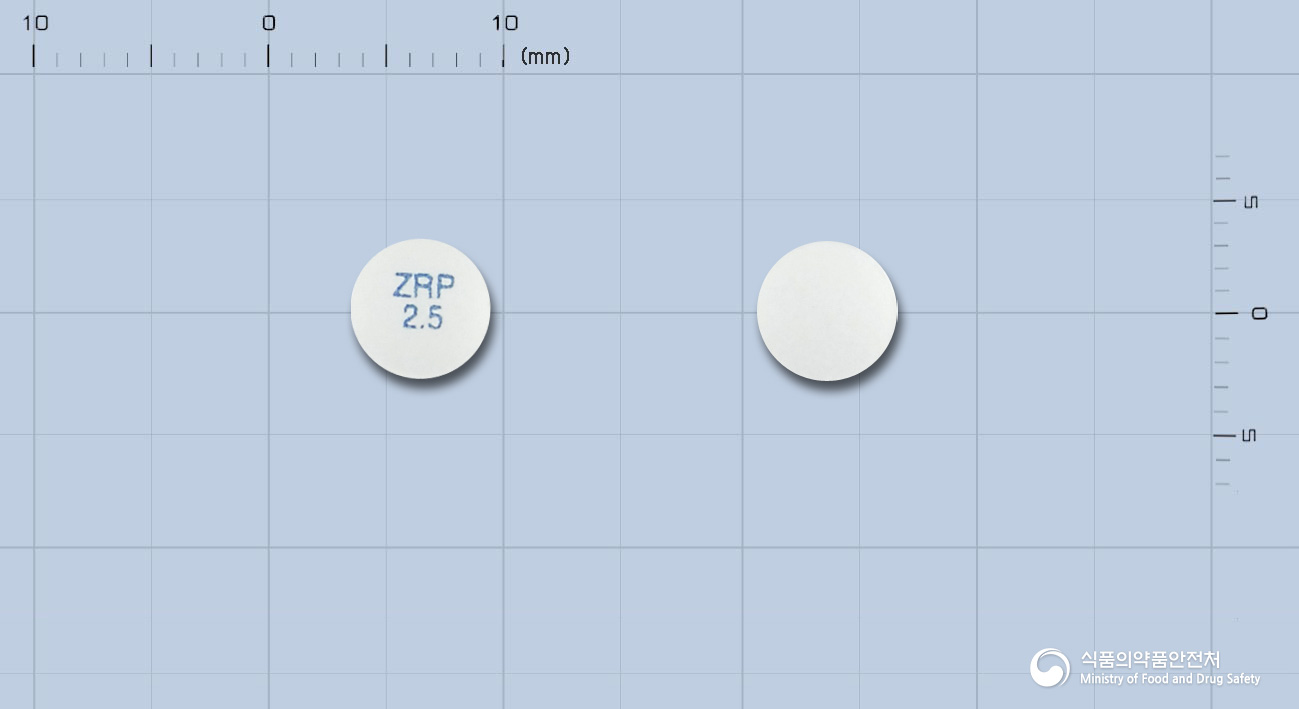 자이레핀정2.5밀리그램(올란자핀)