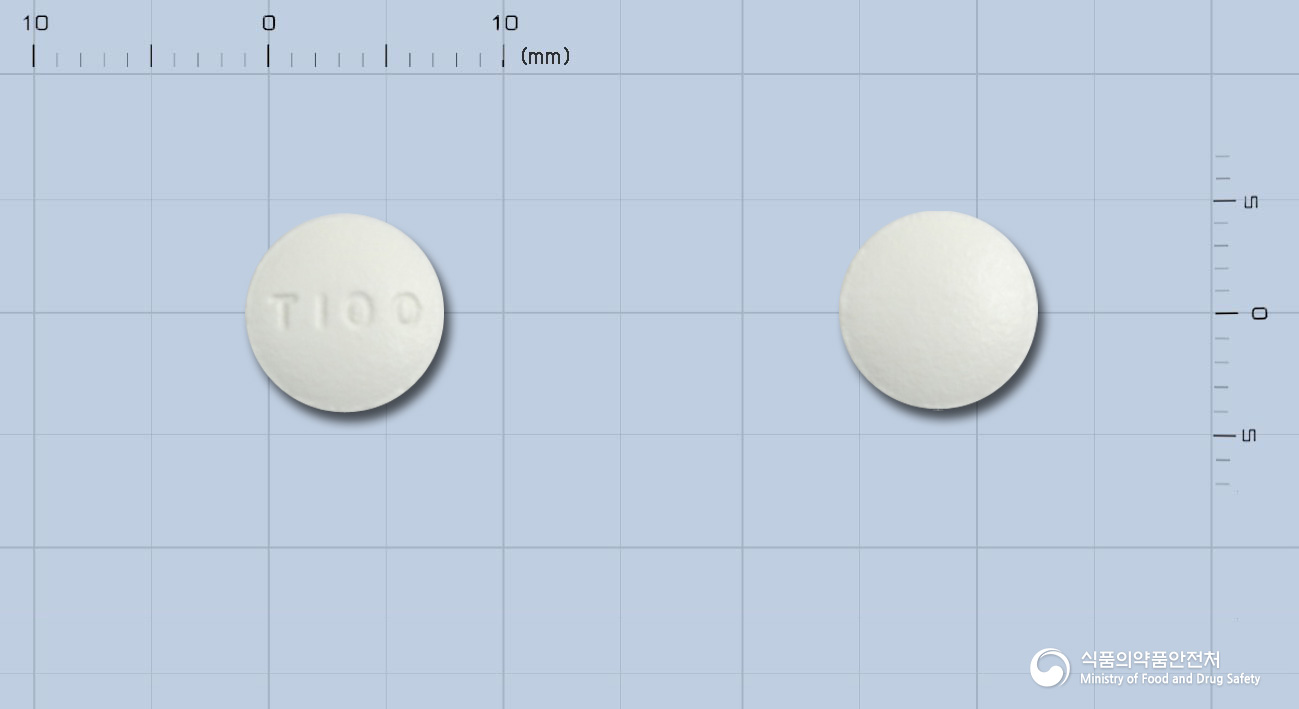 티클로돈정100밀리그램(티클로피딘염산염)