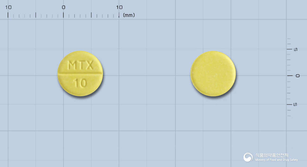 유니트렉세이트정10밀리그램(메토트렉세이트)(수출용)(수출명:Methotrexate-VBH Tabs. 10mg, ALLTREX Tabs. 10mg)