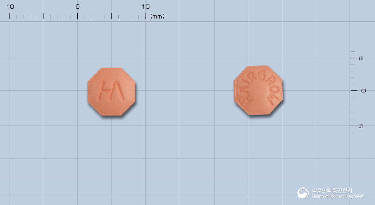 헤어그로정1밀리그램(피나스테리드)