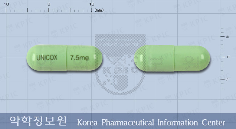 유니콕스캡슐7.5밀리그램(멜록시캄)